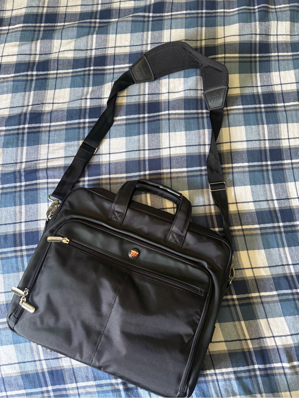 Targus Black Men's Briefcase Laptop Bag - Classic Professional Carry